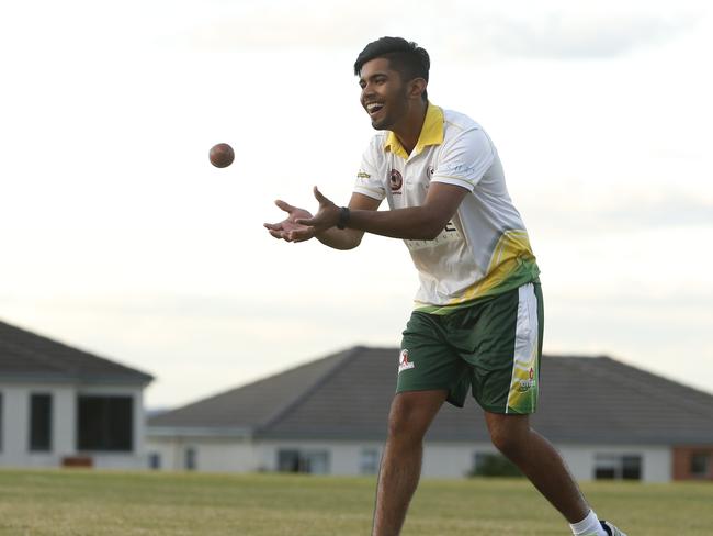 Tanvir Singh trains hard during the year.