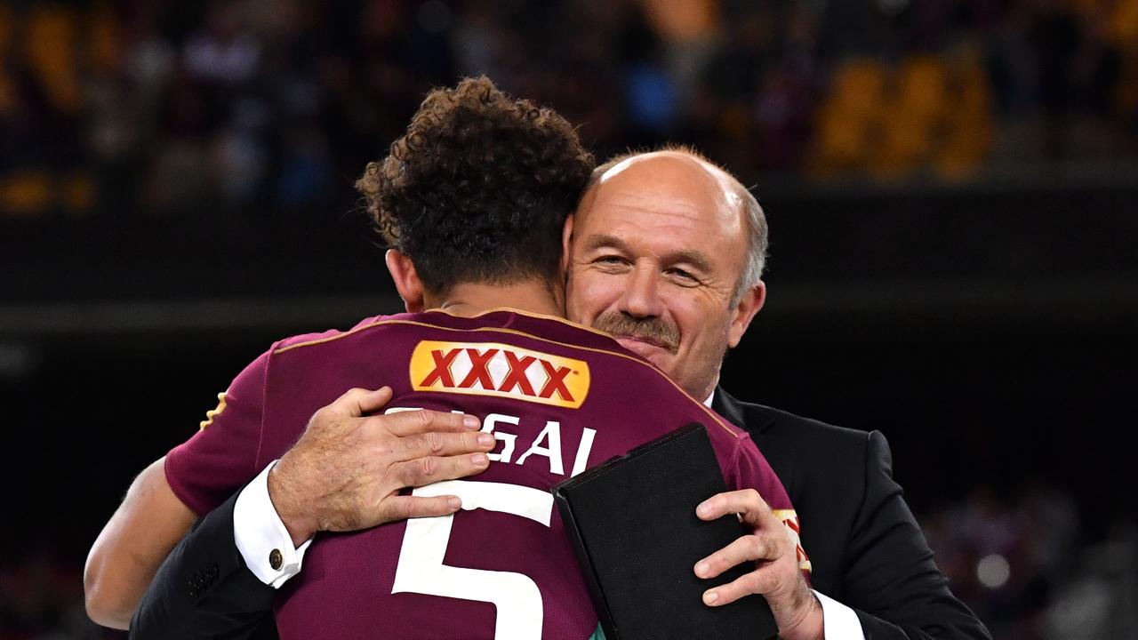 Gagai won the Wally Lewis Medal for his outstanding 2017 series. Picture: AAP Image/Darren England