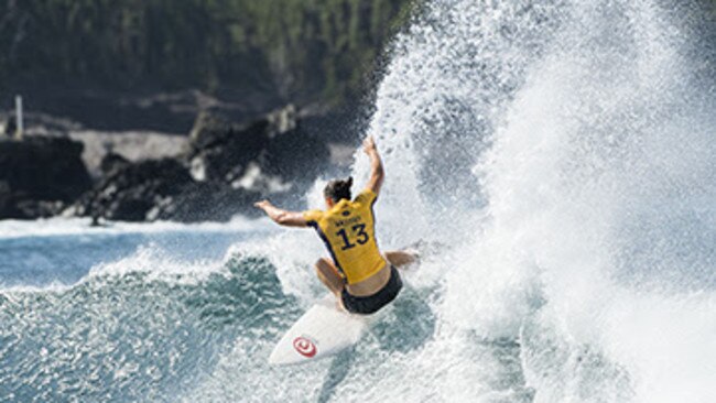 Aussie world champion Tyler Wright in strong form at the Maui Pro in Hawaii.