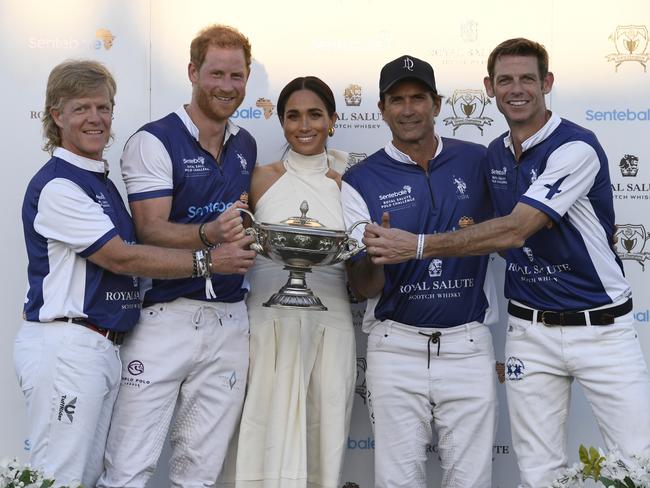 Prince Harry and Meghan Markle’s Polo series was reportedly a flop for Netflix. Picture: Getty Images for Sentebale