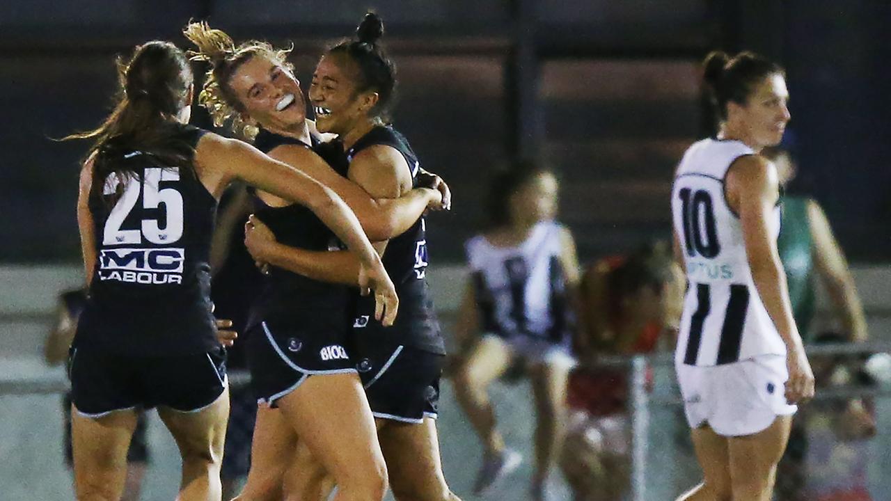 Carlton stormed home to defeat Collingwood. (Photo by Michael Dodge/Getty Images)