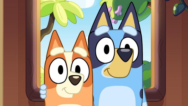 The feuding Premiers could take a few lessons from cartoon sisters Bingo and Bluey. Picture: Bluey/ABC TV