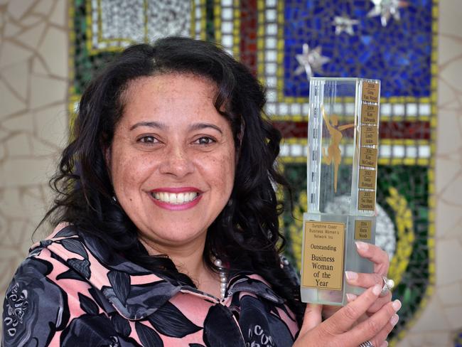 Sunshine Coast Grammar School principal Maria Woods won an Outstanding Business Women's of the Year award in 2014. Picture: Patrick Woods