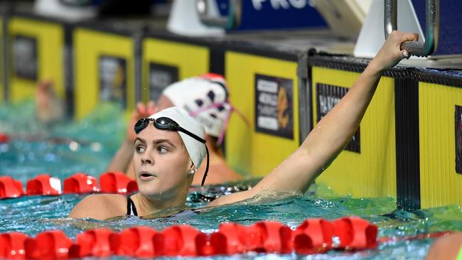 Jack at the World Swimming Trials in June.