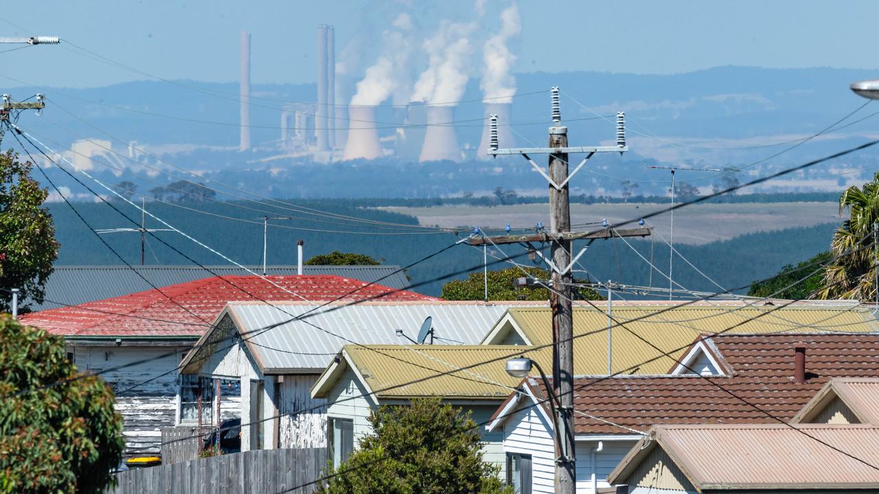 A big chunk of Australia’s emissions are caused by the burning of coal for electricity. Picture: Jason Edwards