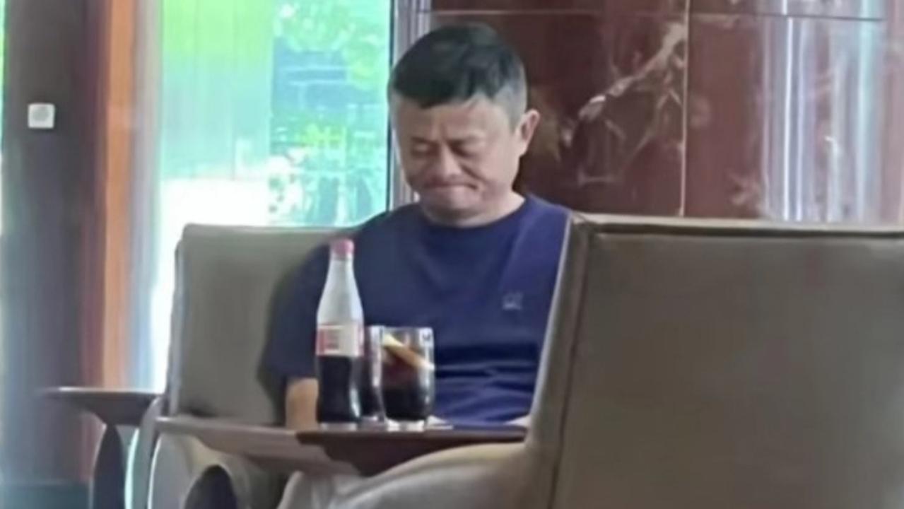 Alibaba founder Jack Ma spotted in a Melbourne hotel.