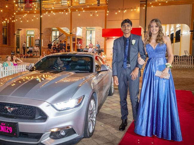 CLASS OF 2024: Townsville Grammar School formal. Students Joshua Kiwat & Sophie Brewer.