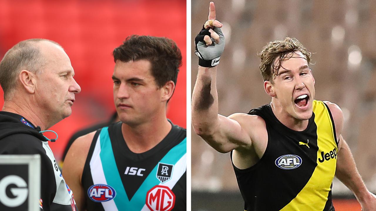 Tom Rockliff has been dumped by Port, while Tom Lynch is set to play for Richmond.