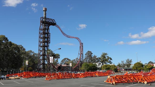 A spokesperson says park management “remains optimistic” about reopening in time for the September school holidays. Picture: Glenn Hampson.