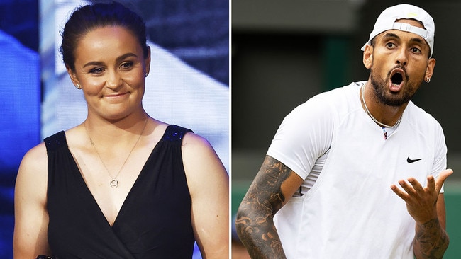 Nick Kyrgios has lashed out after he was overlooked for the Newcombe Medal. Pic: Getty