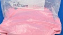 Pink powder believed to be pink cocaine was allegedly found at the storage unit