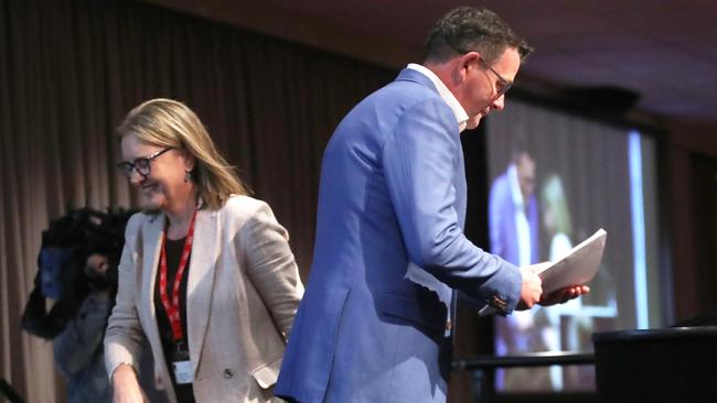 Jacinta Allan is in the box seat to step into Daniel Andrews’ shoes. Picture: David Crosling