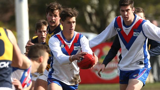 Alex Federico in action for West Preston-Lakeside. Picture: Hamish Blair