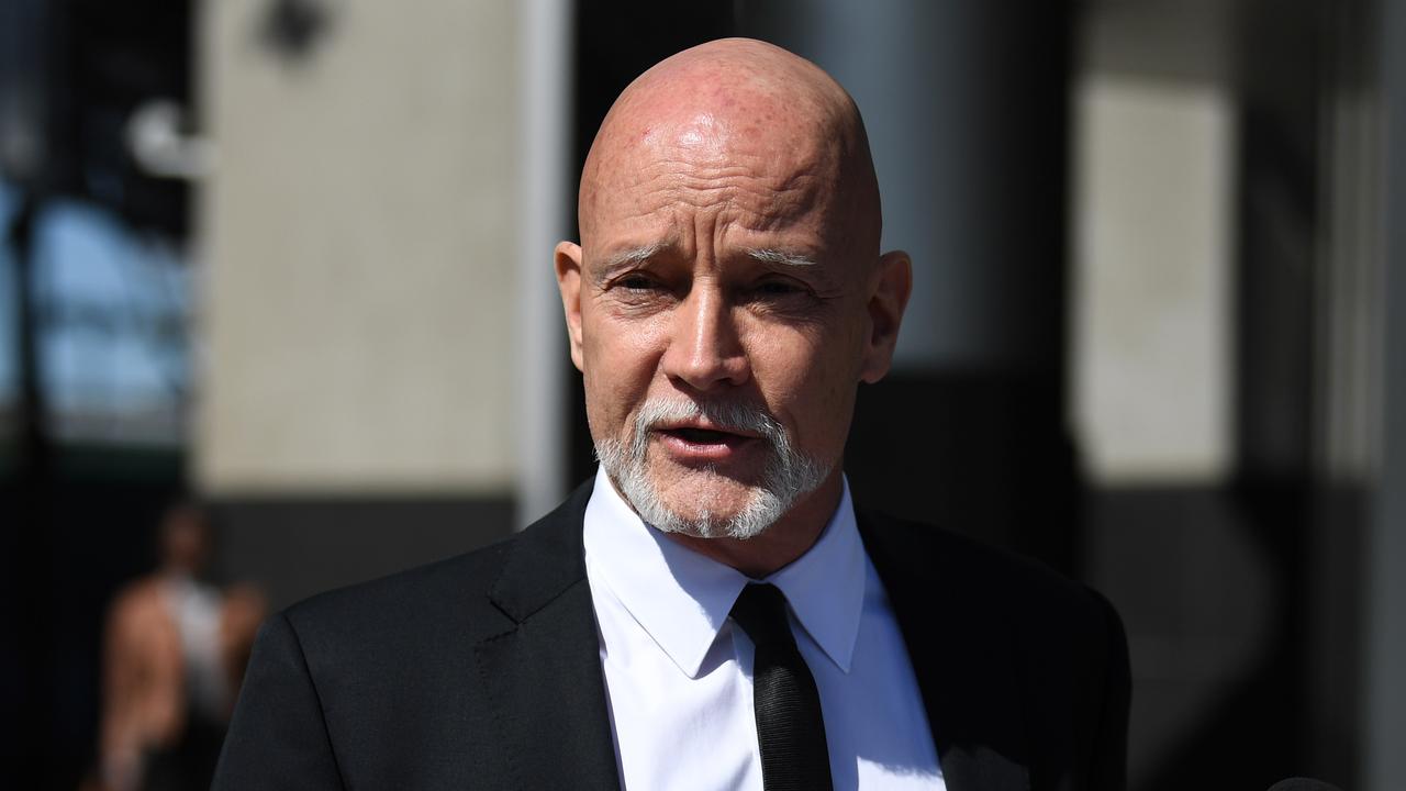 Bruce Peters outside Brisbane Magistrates Court in 2020. Picture: NewsWire/ Dan Peled