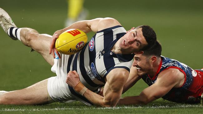 Geelong took top spot on the ladder back from Melbourne last weekend. Picture: Michael Klein