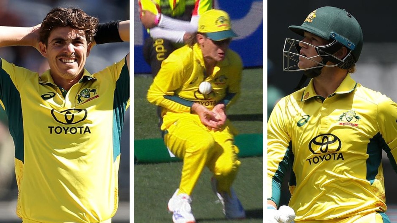 LIVE: Aussies on track for 22-year low after embarrassing batting collapse, laughable blunder