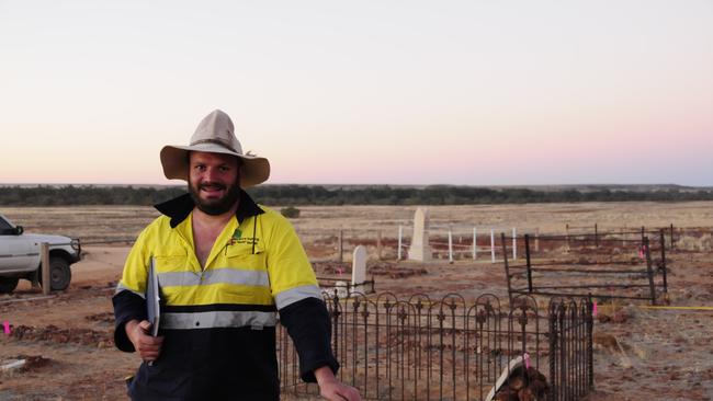 Dr Ian Moffat, senior lecturer in archaeology at Flinders University. Picture: supplied by Flinders University.