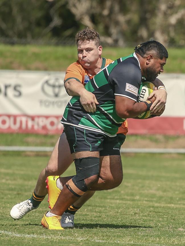 Surfers Paradise Dolphins host Queensland Premier Rugby club Sunnybank at Broadbeach Waters. Picture:Glenn Campbell