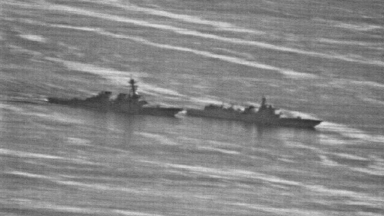 Just two months ago, shocking images exposed a near-collision between a US navy ship and a Chinese vessel in the South China Sea.