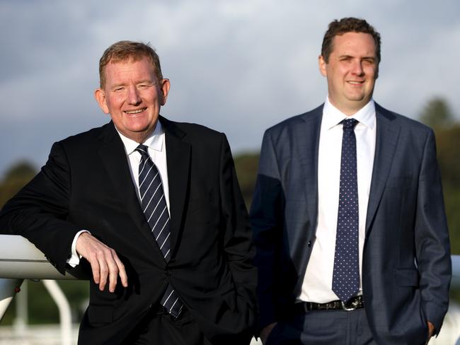 Australian owned BlueBet online bookmaking operation (L-R) Executive Chairman Michael Sullivan and CEO Bill Richmond, based on Randwick Racecourse, Sydney.