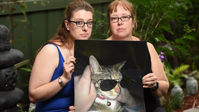 Jenny Pierce (right) has welcomed Knox Council’s move to update guidelines for cat-trap hire, after her cat Mytzle died after being trapped in one. Picture: Lawrence Pinder