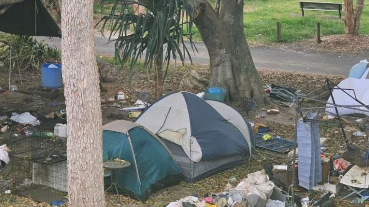 Moreton Bay locals are outraged that the park has been trashed. Photo: supplied