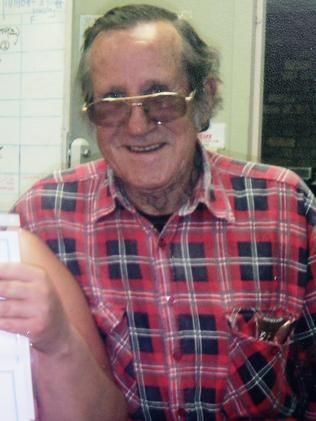 Copy pic of Dungog flood victim Brian Wilson.