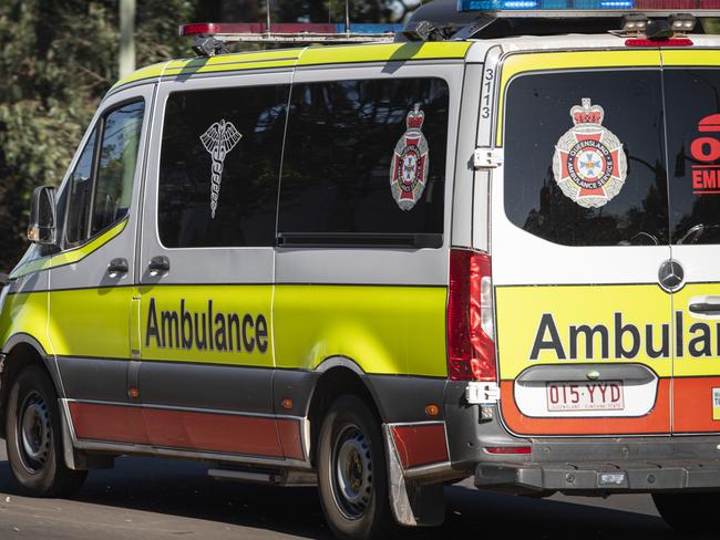 Generic ambulance, QAS, Queensland Ambulance Service, emergency services, Thursday, August 29, 2024. Picture: Kevin Farmer