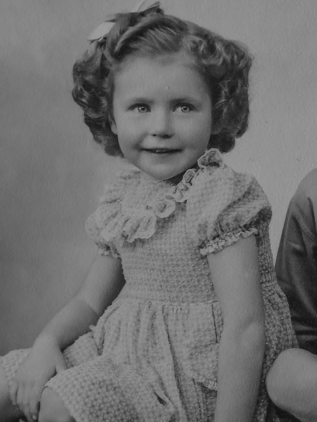 An undated picture of Janine Davenport as a child. Picture: Roy Van Der Vegt