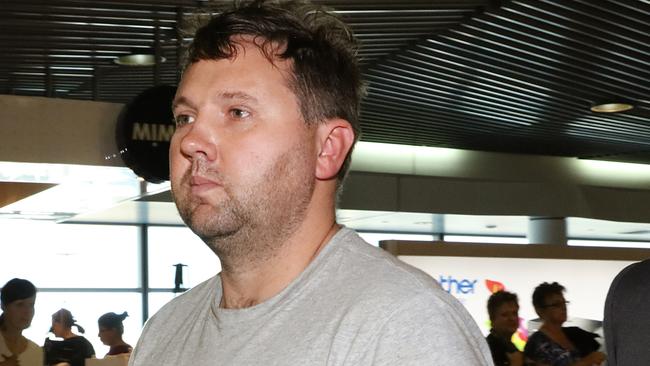 Jason Greenbatch, photographed here after being extradited back to Queensland from Adelaide. Picture: Jack Tran