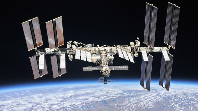 Last month, seven people aboard the International Space Station had to prepare for emergency evacuation following the deliberate destruction by Russia of one of its own satellites. Picture: NASA