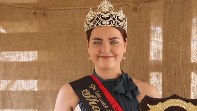 HISTORY-MAKING: Matilda Sly was crowned the 2021 Warwick Showgirl. / PHOTO: KC Boutique Photography