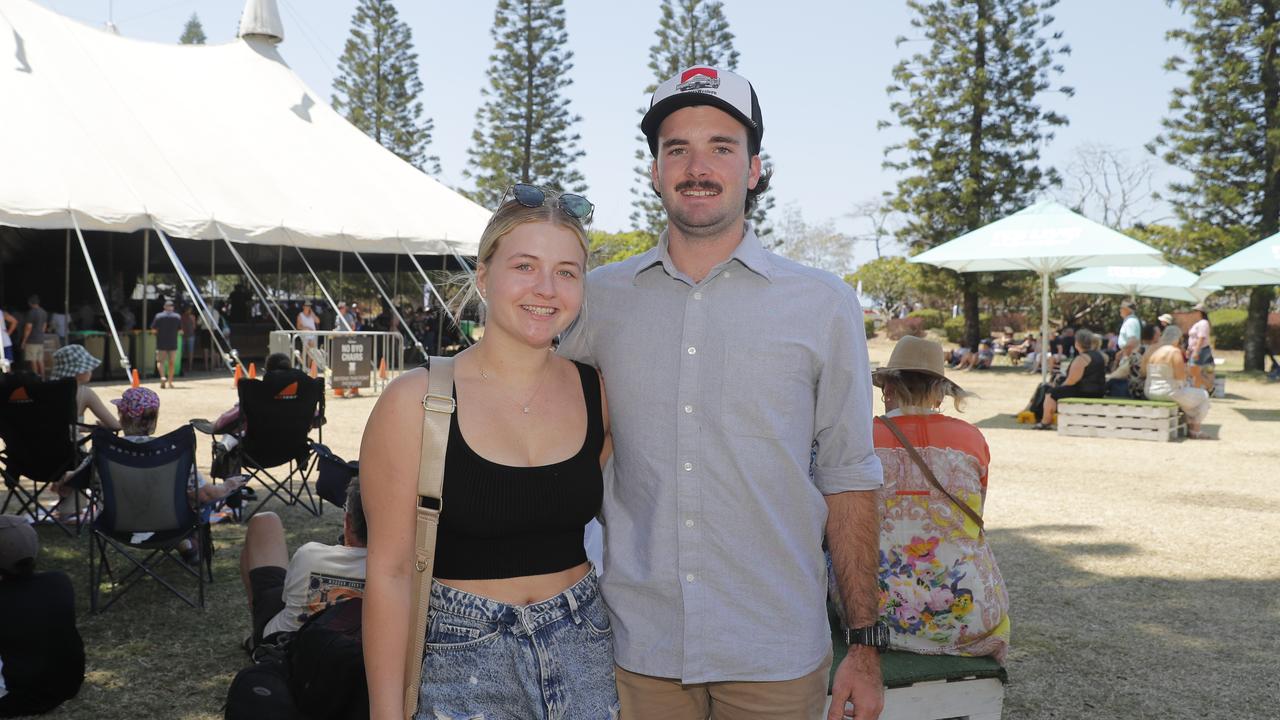 Georgia Alpen and Nick Claydon during the 10th Groundwater Country Music Festival. Picture: Regi Varghese