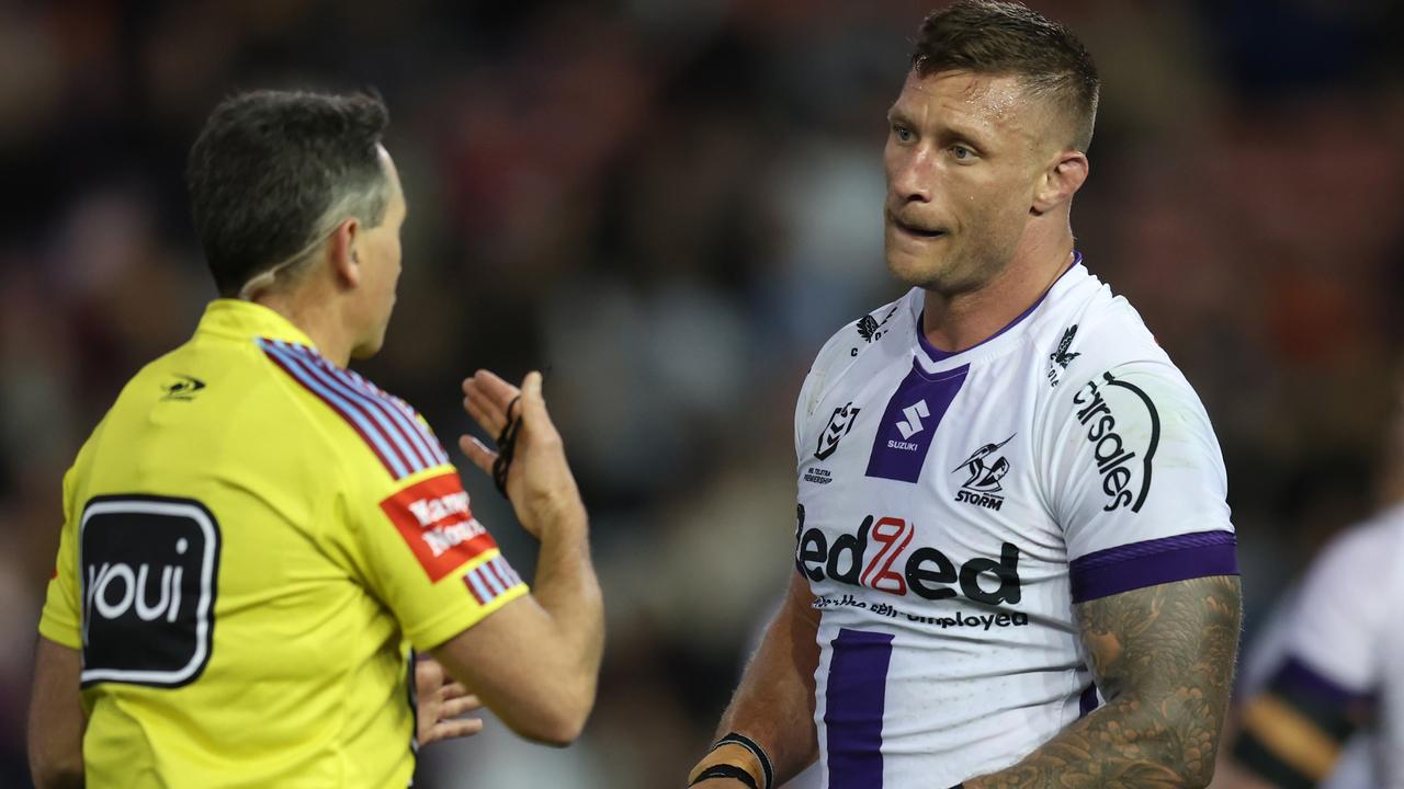 Tariq Sims’ sin bin opened the door for Newcastle to score three tries. (Photo by Scott Gardiner/Getty Images)