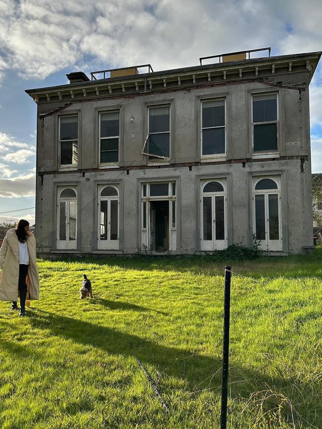 Andy Lee’s famous derelict mansion. Picture: Instagram