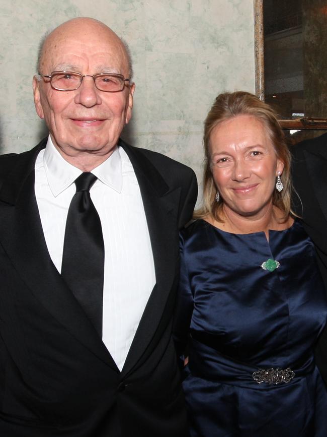 Prudence and Rupert Murdoch.