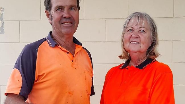 Hervey Bay Cricket Association life members Terry and Julie Hauritz. Ms Hauritz passed away after a battle with cancer on Friday, January 5, aged 68.