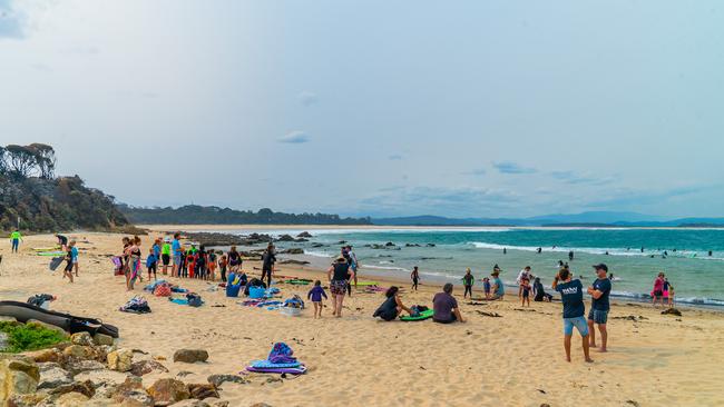 Waves of Wellness at Mallacoota Beach.