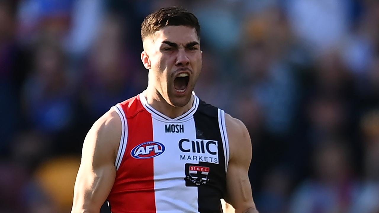 Jade Gresham could be set to stay at St Kilda. Picture: Albert Perez/AFL Photos via Getty Images.