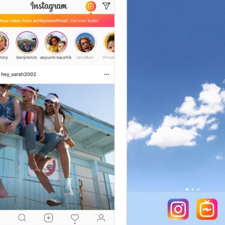 Instagram's promotional material of IGTV in 2018 optimistically showed a user who only had the social network’s two apps on their phone.