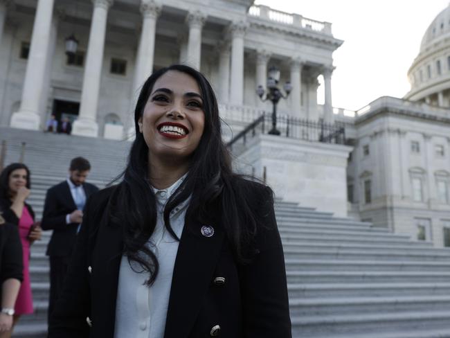 Republican Mayra Flores will be the first Mexican-born woman in Congress. Picture: Anna Moneymaker/Getty Images/AFP