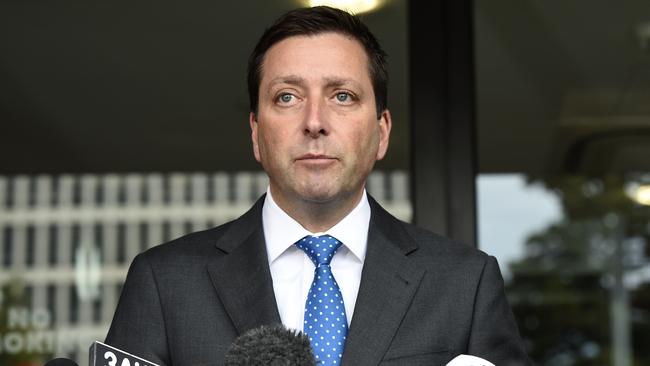 Senior Liberals know who tossed the handgrenade trying to bring down Matthew Guy’s leadership, but they’re not talking. Yet.