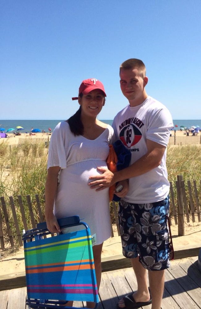 Shane and his parents go to the beach.