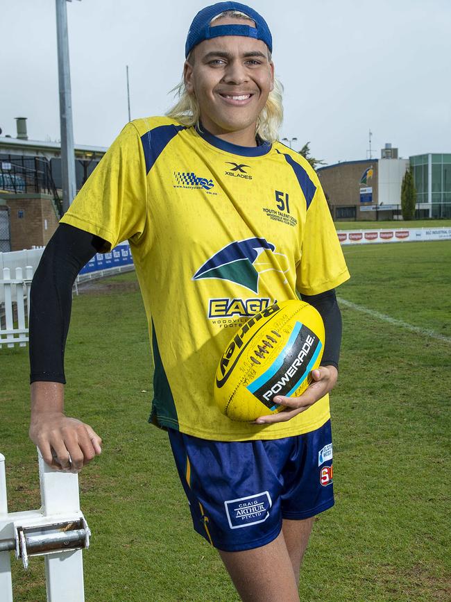 Pickett Jnr at Eagles training ahead. Picture: Mark Brake