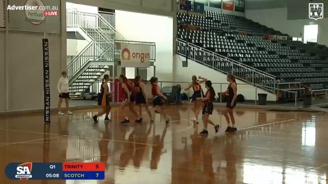 REPLAY: SA School Netball Finals - Trinity vs Scotch (Year 8/9 Semi-Final)