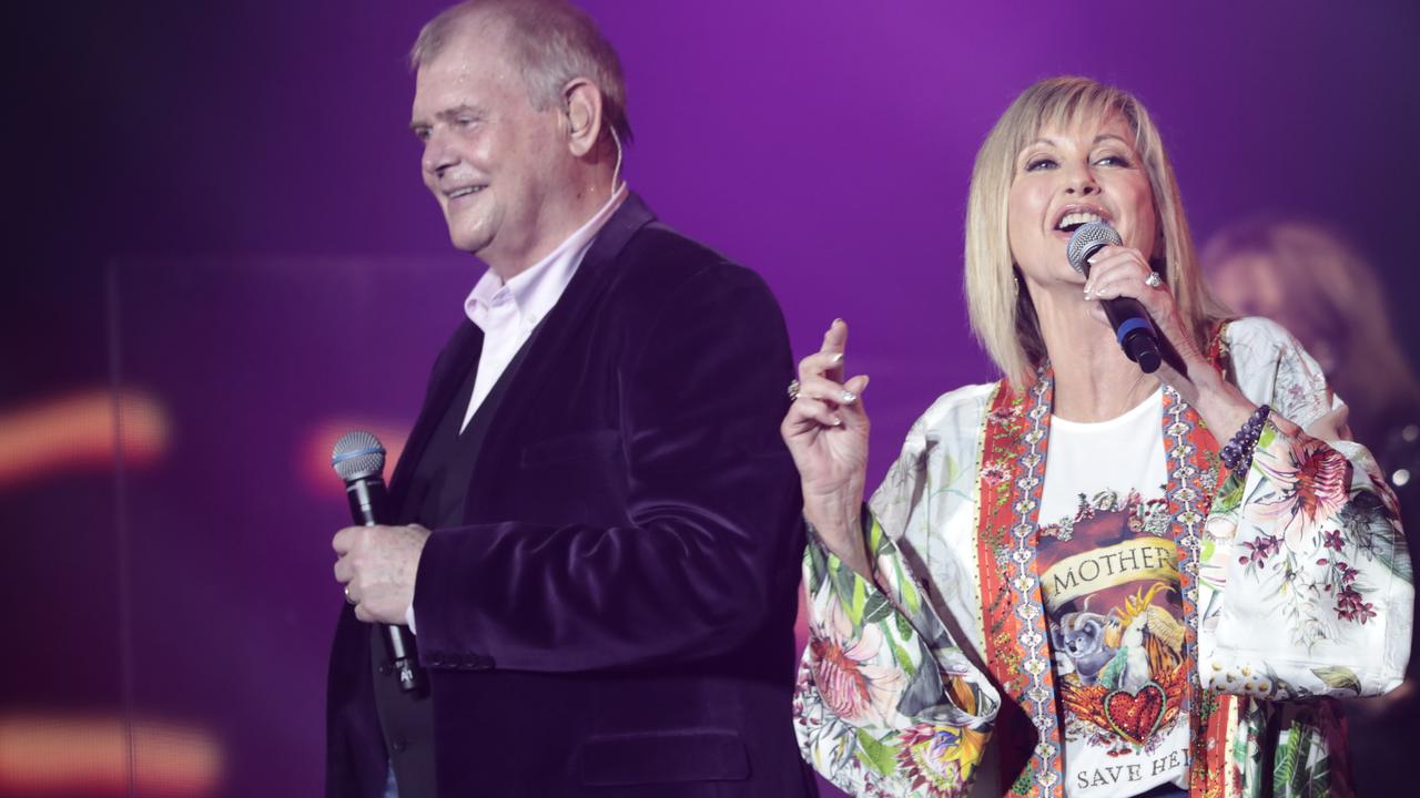 John Farnham and Olivia Newton-John. Picture: Cole Bennetts/Getty Images