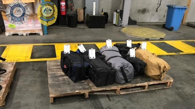 More than 200kg of methylamphetamine and cocaine was found inside a shipment of coffee beans. Picture: Supplied