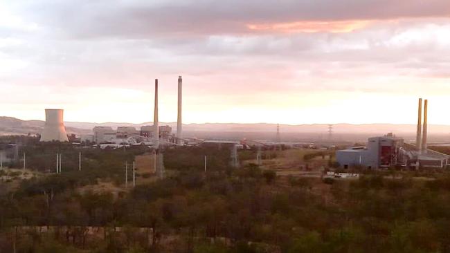 The Callide Power Station near Biloela.