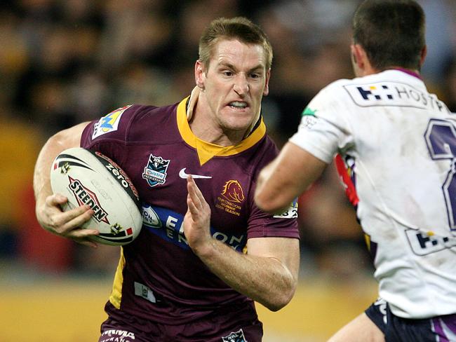 Sport BCM 27.4.07 bris Broncos vs. Melbourne Storm. Brent Tate at Suncorp Stadium. PicPeterWallis