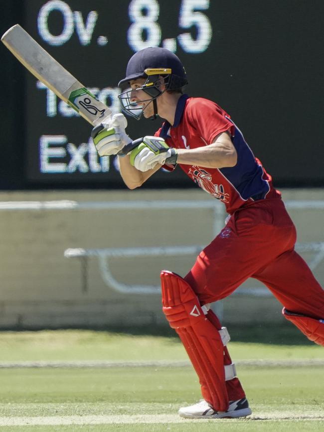 Jack Harper on his way to 124 runs. Picture: Valeriu Campan